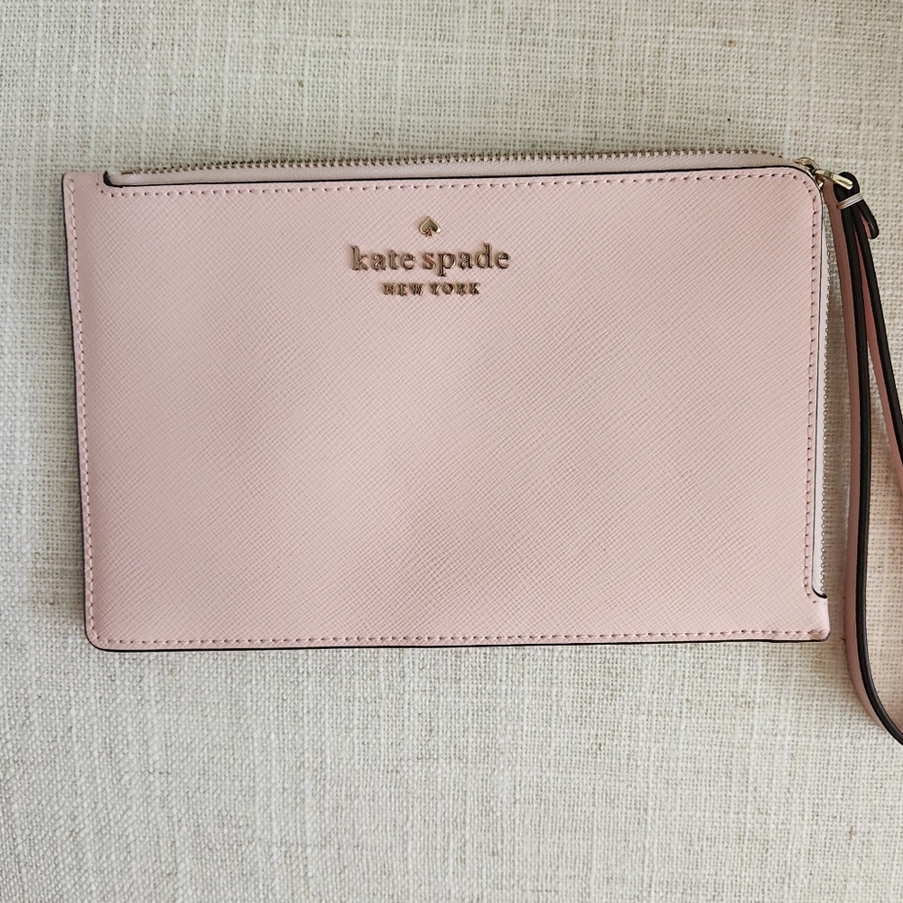 Kate Spade Pink Wristlet Clutch
